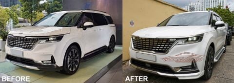 Độ Đèn Module Bi Laser Mini X-Light F+ Ultra Cho Xe Kia Carnival 2022