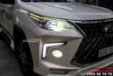 Độ Đèn Pha Bi LED Aozoom MTAZ L6 Và Bi Gầm GTR Cho Xe Fortuner 2020