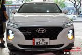 Độ 04 Bi LED Jaguar Tăng Sáng Xe Hyundai Santafe 2019