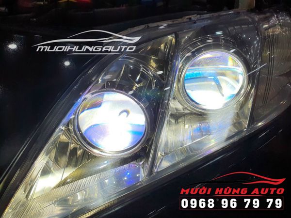 Toyota Camry 2009 Nâng Cấp Cặp Bi LEO Aozoom Tăng Sáng Hoàn Hảo