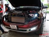 Độ Bi Jaguar Laser Kết Hợp LED Pha Xe Ford Everest