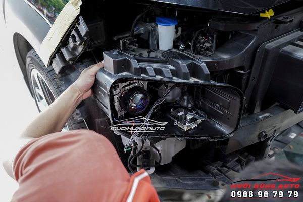 Cặp Đèn Bi LED Aozoom Leo Light Tăng Sáng Hoàn Hảo Cho Xe Hyundai Kona