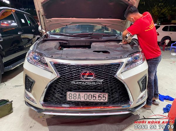 Độ Đèn Pha Bi LED Laser Jaguar 65W Siêu Sáng Cho Lexus RX350 2014