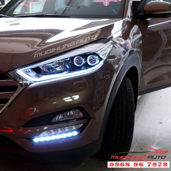 Độ đèn pha Hyundai Tucson 2018 chuyên nghiệp