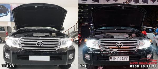 Độ Đèn Bi LED Osram Cho Xe Toyota Land Cruiser Cao Cấp (1 Cặp)