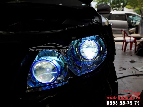 Ánh Sáng Đỉnh Cao Với 4 Bi Domax Laser Omega Kết Hợp Bi Gầm Đại Bàng Xe Altis