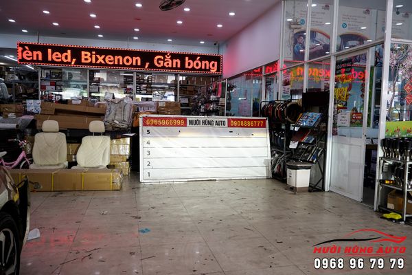 Độ BI LED DOMAX OMEGA Laser Tăng Sáng Xe Santafe