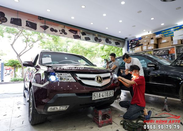 Độ Đèn Bi LED Domax XLED Pro Cho Xe Acura Tại TPHCM