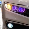 Độ Đèn Pha Xe Honda Civic Bản E 2019 - 2020 Bi LED Domax Và Bi Gầm GTR