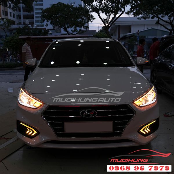 Độ Đèn Pha Xe Hyundai Accent Tại TPHCM