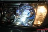 Độ Đèn Xe Land Cruiser 2006 Bi LED Domax