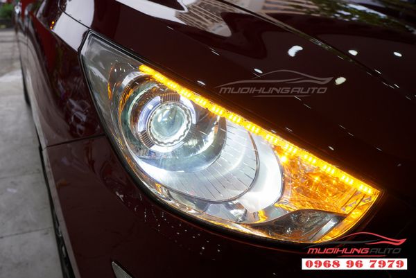 Độ Đèn Xe Tucson 2009 Siêu Sáng Giá Tốt
