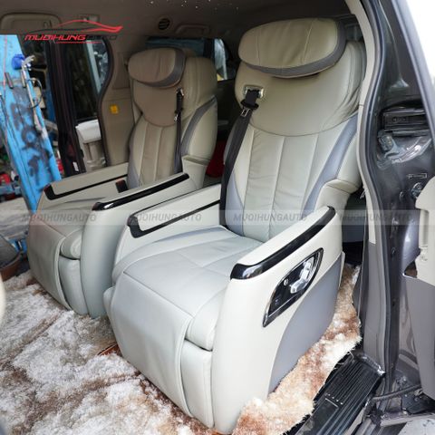 Độ ghế chỉnh điện ô tô Toyota Sienna