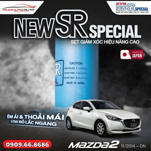 Bộ Phuộc Giảm Xóc KYB New SR Special Xe Mazda 2