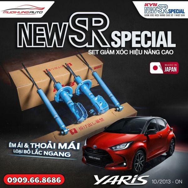 Bộ Phuộc Giảm Xóc KYB New SR Special Xe Toyota Yaris
