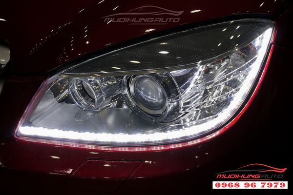 Độ LED Mí Kiểu Audi Chuyên Nghiệp Cho Mercedes C250