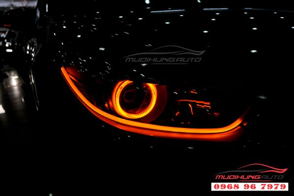 Độ Led Mí Ống Mica Cho Xe Mazda 3