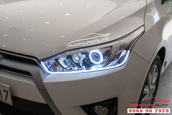 Độ LED Mí Và Vòng Angel Eyes Xe Toyota Yaris