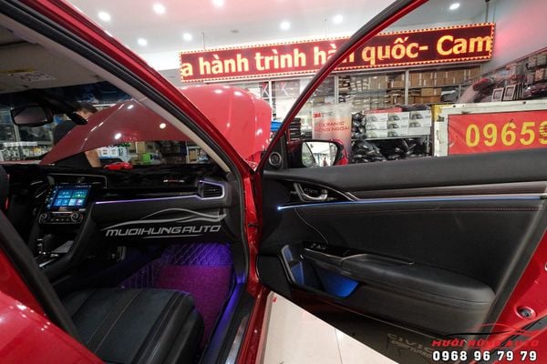 Độ LED Nội Thất Xe Honda Civic 2019