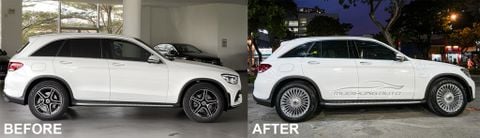 Độ Mâm 19 Inch Cao Cấp Cho Xe Mercedes GLC300