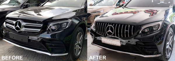 Độ Mặt Ga Lăng Mẫu GLC63 Cho Xe Mercedes GLC 2015 - 2019
