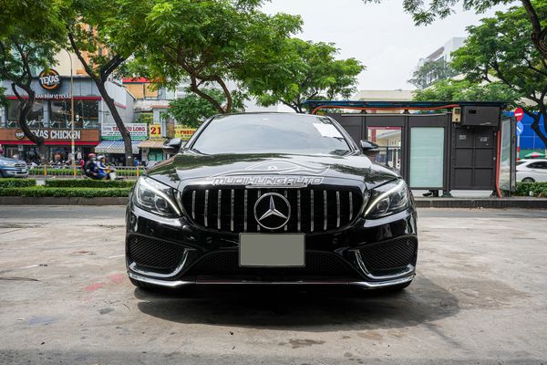 Độ Mặt Ga Lăng Mẫu GLC63 Cho Xe Mercedes C250 AMG 2015