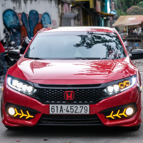 Độ Mặt Ga Lăng Xe Honda Civic 2016 - 2018 Tại TPHCM