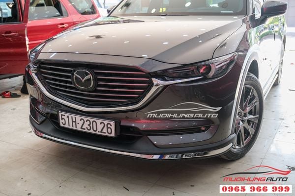 Độ Ốp Cản Trước Xe Mazda CX8 2019 Tại TPHCM