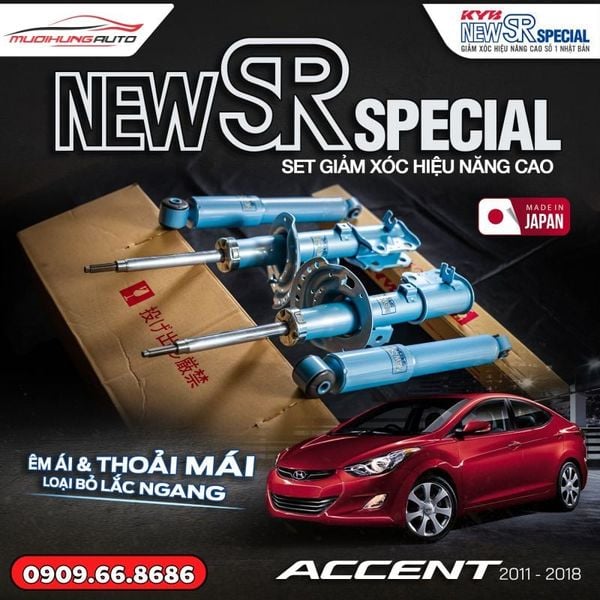 Bộ Phuộc Giảm Xóc KYB New SR Special Xe Hyundai Accent
