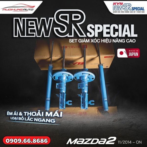 Bộ Phuộc Giảm Xóc KYB New SR Special Xe Mazda 2