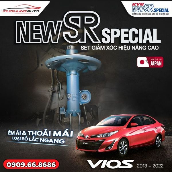 Bộ Phuộc Giảm Xóc KYB New SR Special Xe Toyota Vios