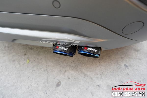 Độ Pô Đôi Akrapovic Thể Thao Xe Hyundai Kona