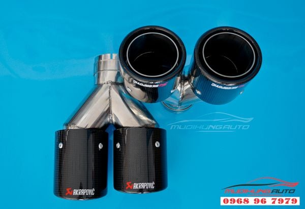 Độ Pô Akrapovic Đôi Cho Honda Civic Tại TPHCM
