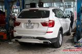 Độ Pô Cho Xe BMW X3 Mẫu Pô Vuông Cao Cấp