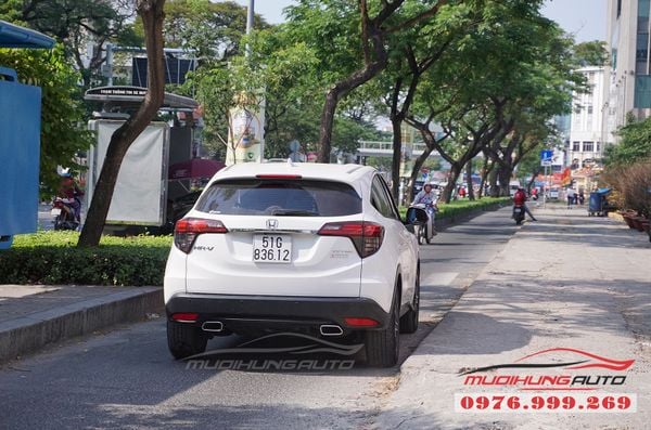 Độ Pô Inox Vuông Chất Lừ Cho Xe Honda HRV