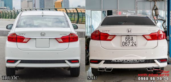 Mẫu Pô Độ Thể Thao Lắp Cho Xe Honda City Chuyên Nghiệp