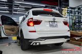 Lên Cặp Đuôi Pô Kiểu Vuông Cá Tính Cho Xe BMW X3 2016