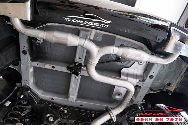 Độ pô nguyên cây zin theo xe Hyundai Santafe 2019