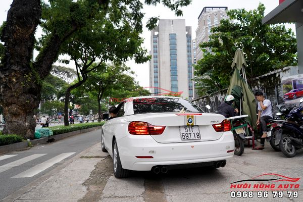 Độ Pô Akrapovic Thể Thao Cho Xe BMW 420i Mẫu Pô Đôi Chất Lượng