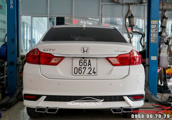 Mẫu Pô Độ Thể Thao Lắp Cho Xe Honda City Chuyên Nghiệp
