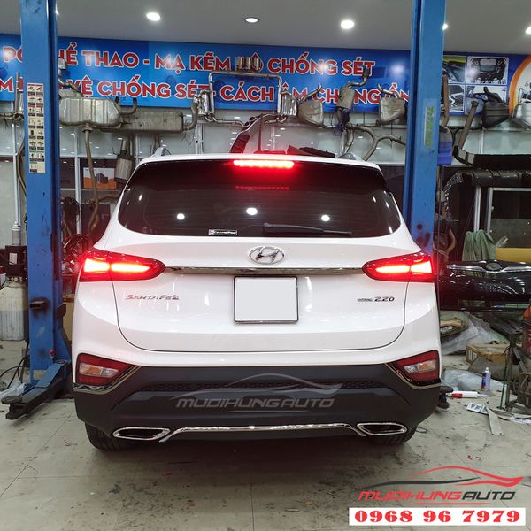 Độ Pô Santafe 2019 Mẫu Mer Tại TPHCM