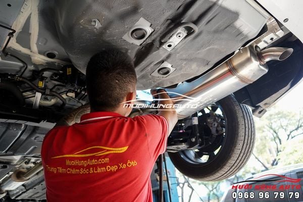 Độ Pô Akrapovic Kết Hợp Líp Và Van On/ Off Cho Xe Hyundai Elantra 2019 - 2021