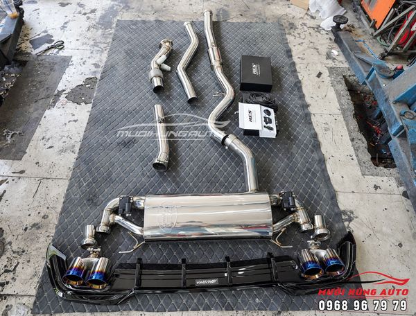 Độ Nguyên Cây Pô RES Cao Cấp Cho Xe BMW 330I