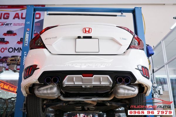 Độ Pô Titan Cao Cấp Cho Honda Civic