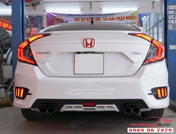Độ Pô Titan Cao Cấp Cho Honda Civic