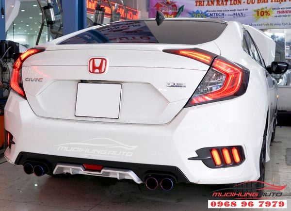 Độ Pô Titan Cao Cấp Cho Honda Civic