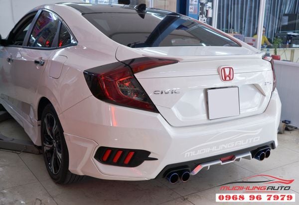 Độ Pô Titan Cao Cấp Cho Honda Civic