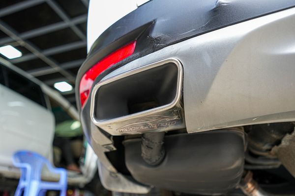 Độ Pô Vuông Kiểu Audi A6 Cho Xe Honda CRV 2019