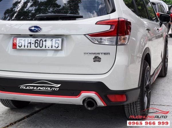 ĐỘ PÔ XE SUBARU FORESTER Mẫu Akrapovic