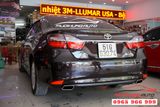 Độ pô xe Toyota Camry mẫu pô vuông